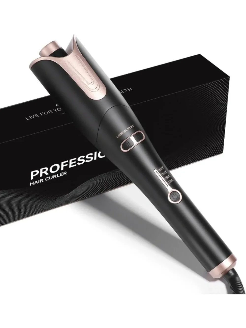 Automatic Rotating Hair Curler Wand - 1
